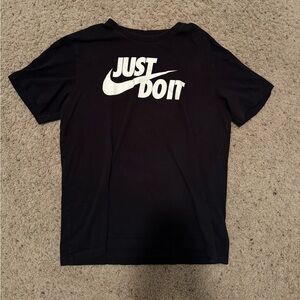 M black nike just do it tshirt